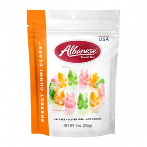 Sherbet Gummi Bears - 9 oz. Bag - Sweets and Geeks