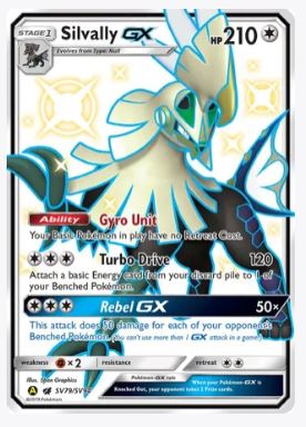 Silvally GX Hidden Fates: Shiny Vault # SV79/SV94 - Sweets and Geeks