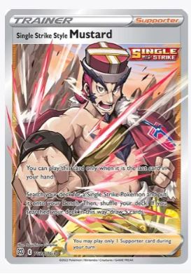 Single Strike Style Mustard SWSH09: Brilliant Stars Trainer Gallery # TG28/TG30 - Sweets and Geeks