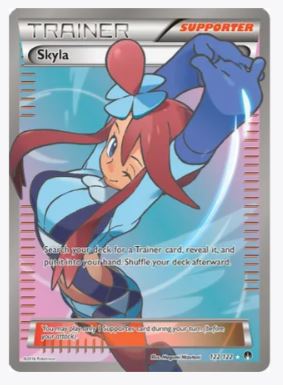 Skyla (Full Art) XY - BREAKpoint # 122/122 - Sweets and Geeks