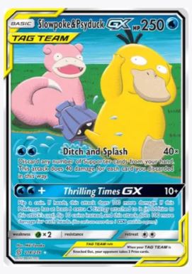 Slowpoke & Psyduck GX (Alternate Full Art) SM - Unified Minds	# 218/236 - Sweets and Geeks