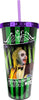 Beetlejuice Foil Cup with Straw - Sweets and Geeks