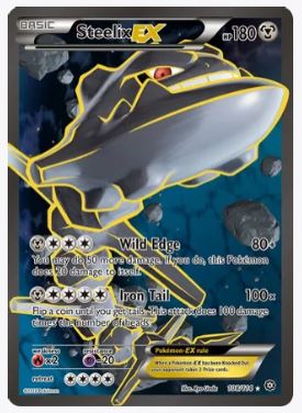 Steelix EX (Full Art) XY - Steam Siege # 108/114 - Sweets and Geeks