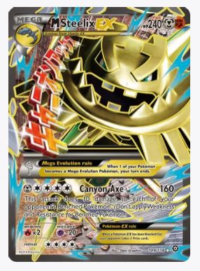 M Steelix EX (Full Art) XY - Steam Siege # 109/114 - Sweets and Geeks