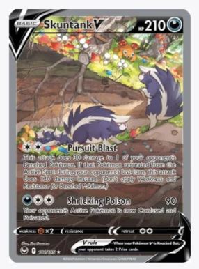 Skuntank V (Alternate Full Art) SWSH12: Silver Tempest # 181/195 - Sweets and Geeks