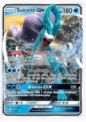 Suicune GX SM - Lost Thunder # 60/214 - Sweets and Geeks