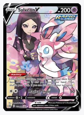 Sylveon V SWSH09: Brilliant Stars Trainer Gallery # TG14/TG30 - Sweets and Geeks