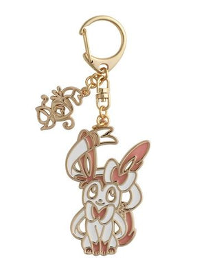 Sylveon Japanese Pokémon Center Eevee Collection Metal Keychain - Sweets and Geeks