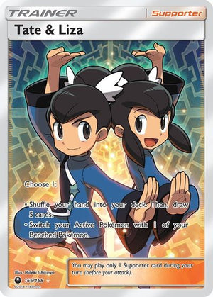 Tate & Liza (Full Art) SM - Celestial Storm # 166/168 - Sweets and Geeks