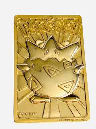 Pokemon 23K Gold-Plated Card - Togepi - Sweets and Geeks