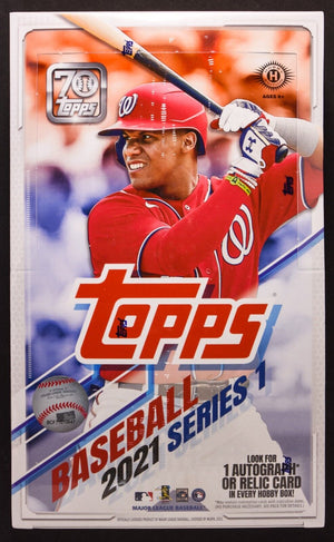 2021 Topps Series 1 Baseball Hobby Box - Sweets and Geeks