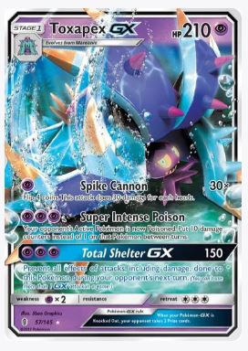 Toxapex GX SM - Guardians Rising	# 57/145 - Sweets and Geeks