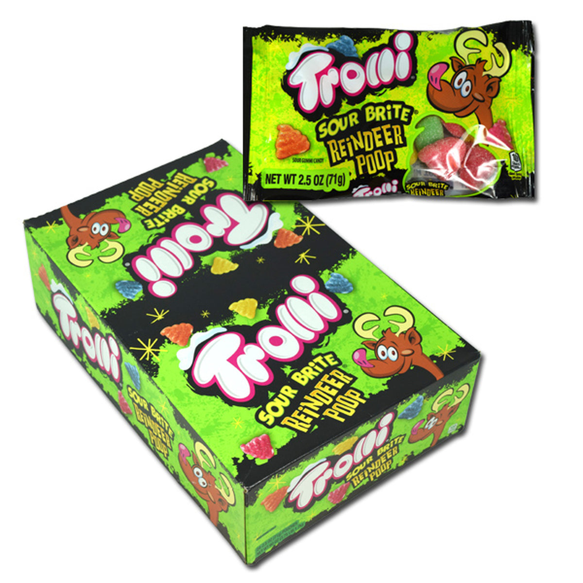 Trolli Sour Reindeer Poop Gummies – Sweets and Geeks