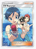 TV Reporter (Full Art) SM - Celestial Storm # 167/168 - Sweets and Geeks