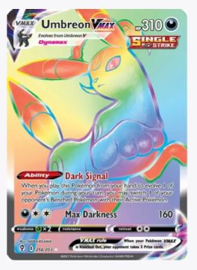 Umbreon VMAX (Secret) SWSH07: Evolving Skies # 214/203 - Sweets and Geeks