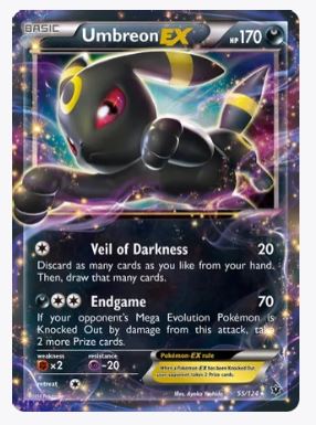 Umbreon EX XY - Fates Collide # 55/124 - Sweets and Geeks