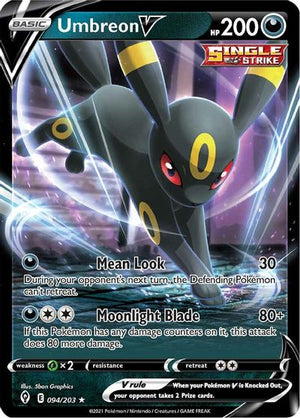 Umbreon V SWSH07: Evolving Skies # 094/203 - Sweets and Geeks