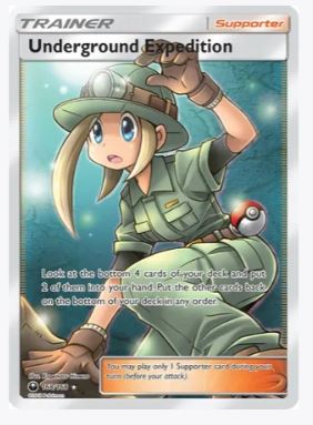 Underground Expedition (Full Art) SM - Celestial Storm # 168/168 - Sweets and Geeks