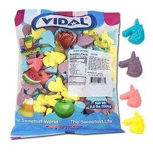 Vidal Gummi Unicorns 2.2lb Bulk - Sweets and Geeks