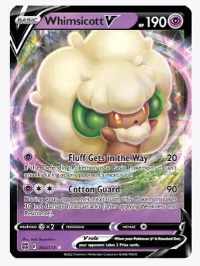 Whimsicott V SWSH09: Brilliant Stars # 064/172 - Sweets and Geeks