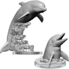 WizKids Deep Cuts Unpainted Miniatures: W14 Dolphins (April 2021 Preorder) - Sweets and Geeks