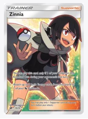 Zinnia (Full Art) Dragon Majesty # 70/70 - Sweets and Geeks